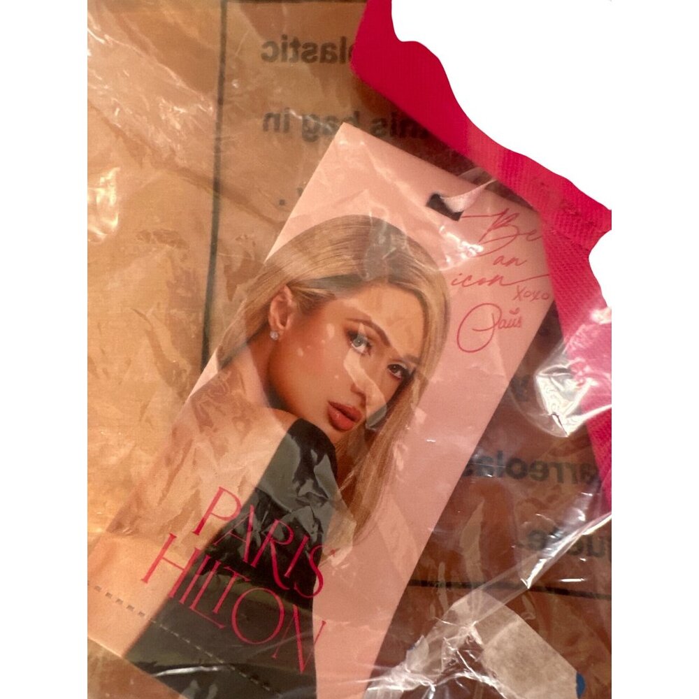 Paris Hilton Boss Babe Varsity Baseball Cap Hot Pink Adjustable Hat Embroidered - Picture 3 of 5